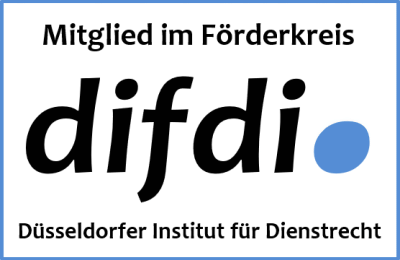 Mitglied im Förderkreis | Düsseldorfer Institut für Dienstrecht