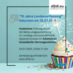 Exkursion: 75 Jahre Landesverfassung NRW